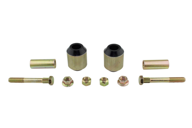Whiteline W62384 Plus 04/91-05/01 BMW 3 Series Rear Lower/Upper Outer Control Arm Bushing Kit (Camber Adj)