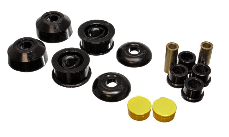 Energy Suspension 8.3120G 05-07 Scion tC / 03-06 Toyota Corolla/Matrix Black Front Control Arm Bushing Set
