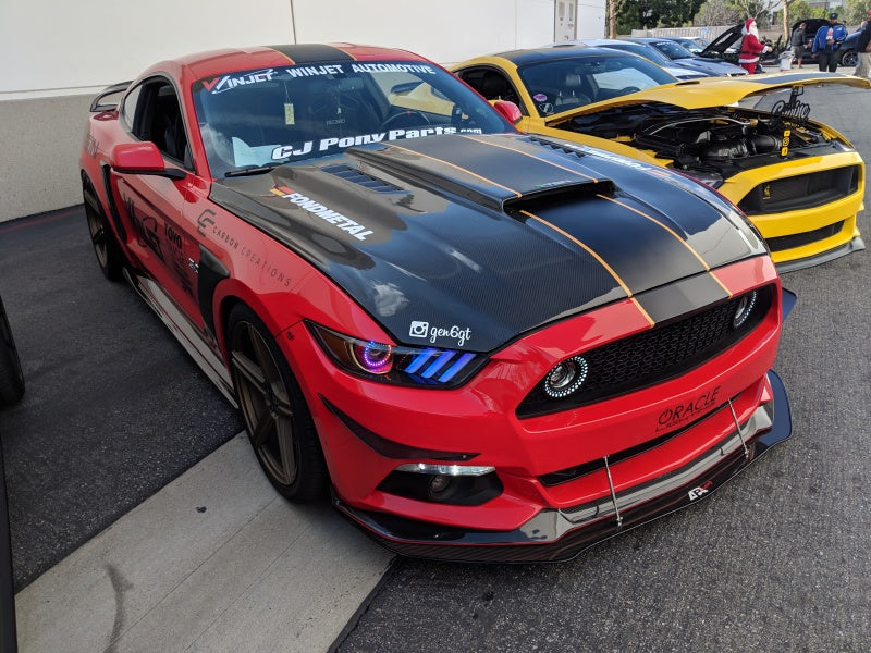 ORACLE Lighting 1335-332 Oracle 15-17 Ford Mustang V6/GT/Shelby Dynamic DRL w/ Halo Kit - ColorSHIFT - Dynamic SEE WARRANTY
