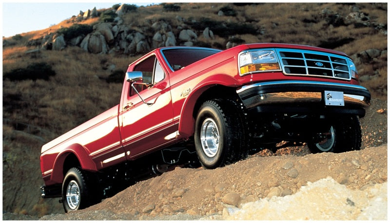 Bushwacker 20904-11 92-96 Ford F-150 Styleside Extend-A-Fender Style Flares 4pc 81.0/96.0in Bed - Black