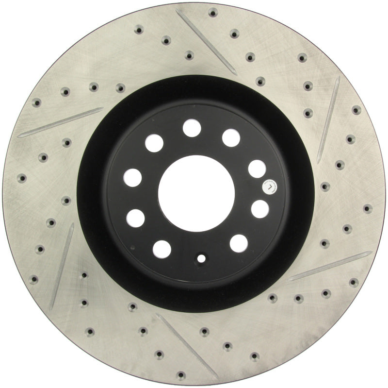 Stoptech 127.33112L StopTech 09 VW Passat CC / 06-09 Passat Slotted & Drilled Left Front Rotor