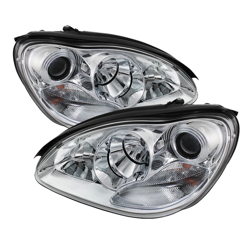 SPYDER 5070036 Spyder Mercedes Benz S-CLASS 03-06 Projector Headlights Xenon/HID Model- Chrm PRO-YD-MBW220-HID-C