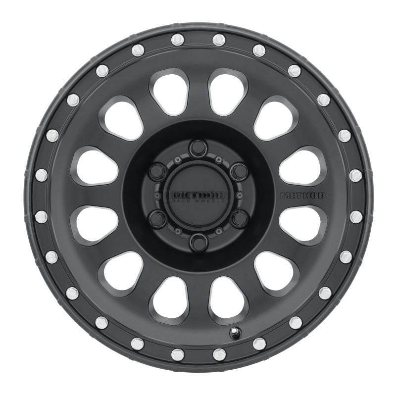 Method Wheels MR31578560500 Method MR315 17x8.5 0mm Offset 6x5.5 106.25mm CB Matte Black Wheel