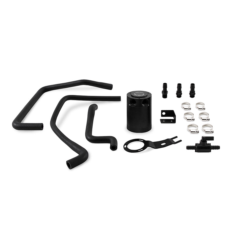 Mishimoto MMBCC-MIA-16PBE 2016+ Mazda Miata Baffled Oil Catch Can Kit - Black