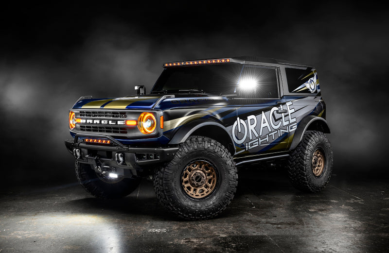 ORACLE Lighting 5886-023 Oracle 2021+ Ford Bronco Oculus Bi-LED Projector Headlights - Amber/White Switchback SEE WARRANTY