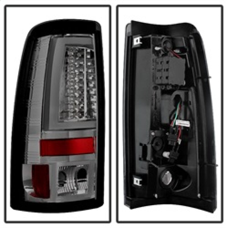 SPYDER 5081896 Spyder Chevy Silverado 1500/2500 99-02 Version 2 LED Tail Lights - Smoke ALT-YD-CS99V2-LED-SM