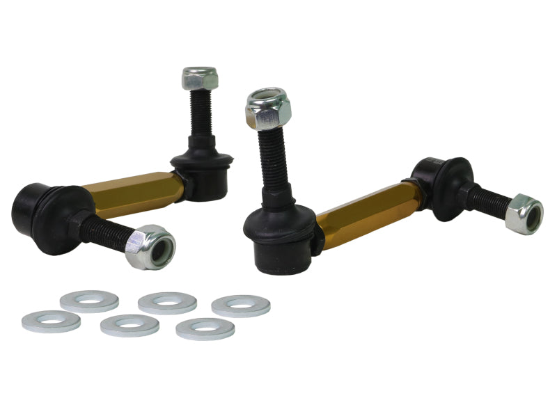 Whiteline KLC220 06-09 Toyota FJ Cruiser GSJ10 / 09+ GSJ15 Front Adjustable Heavy Duty Sway Bar Link Kit