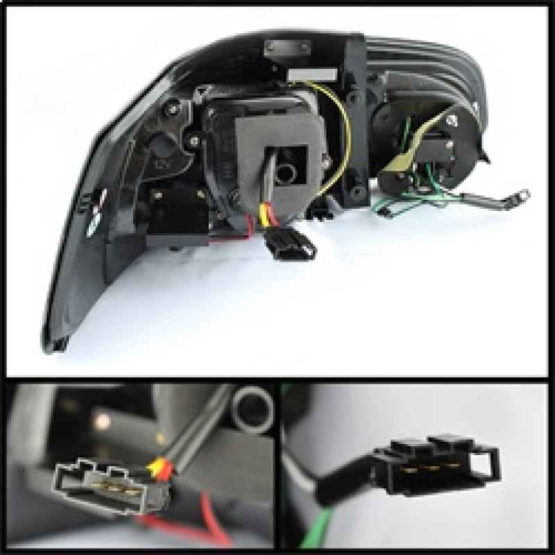 SPYDER 5071767 Spyder Volkswagen Golf/GTI 10-13 G2 Type With Light Bar LED Tail Lights Black ALT-YD-VG10-LED-G2-BK