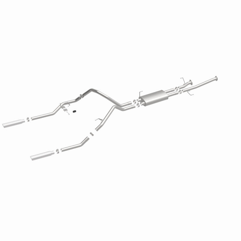 Magnaflow 15305 MagnaFlow 14 Toyota Tundra V8 4.6L/5.7L Stainless Cat Back Exhaust Dual Split Rear Exit