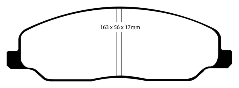 EBC DP51740NDX 05-10 Ford Mustang 4.0 Bluestuff Front Brake Pads