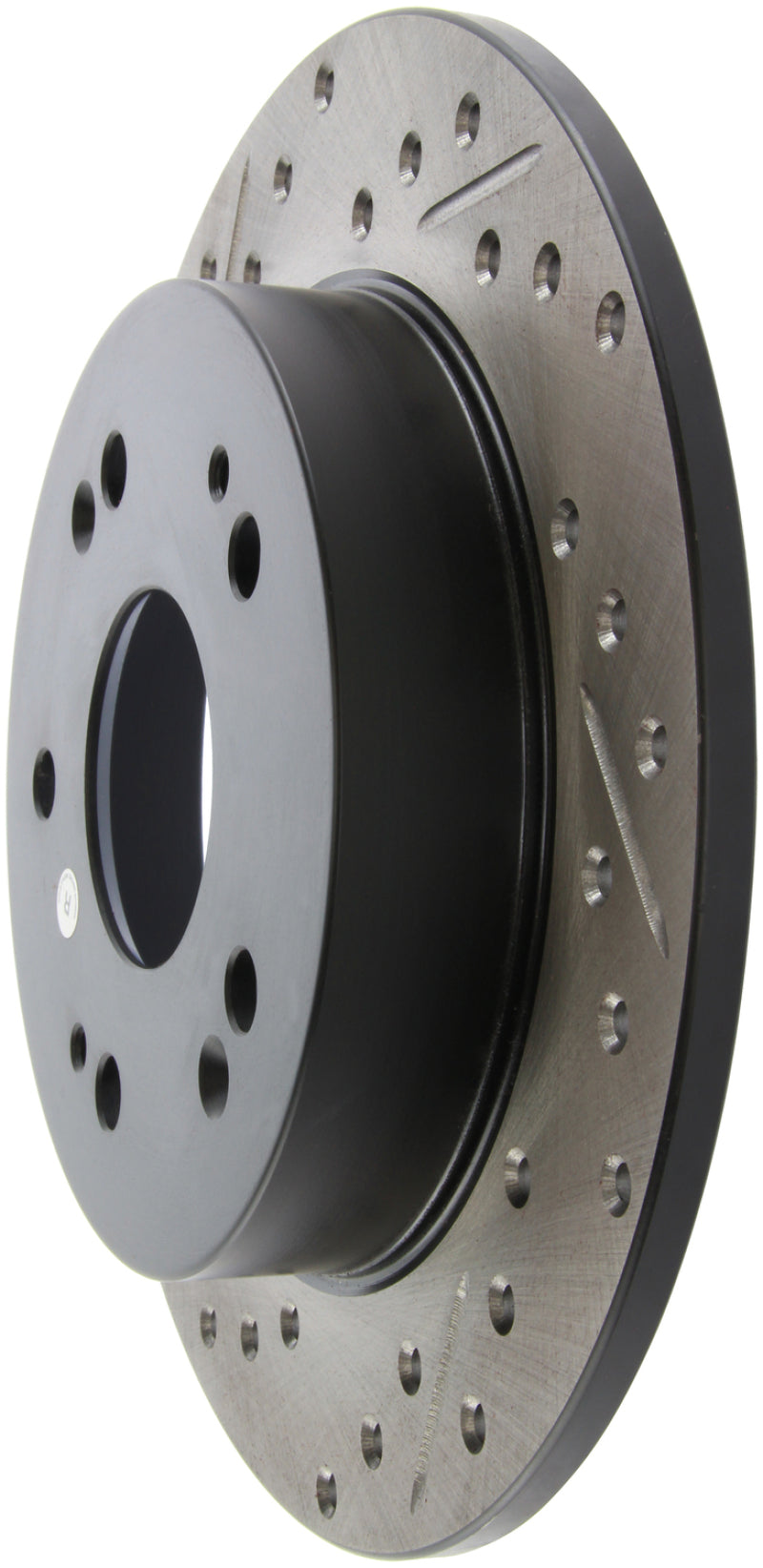 Stoptech 127.40040R StopTech 06-09 Honda Civic Ex/Si Slotted & Drilled Right Rear Rotor