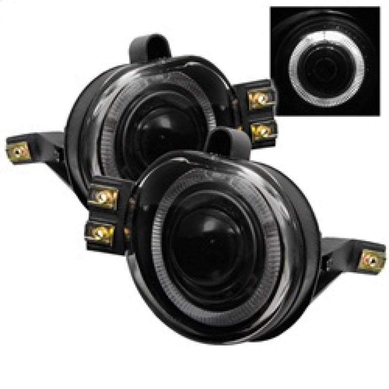 SPYDER 5021267 Spyder DODGE RAM 1500 2002-2005 Halo Projector Fog Lights w/swch Smke FL-P-DRAM02-HL-SM