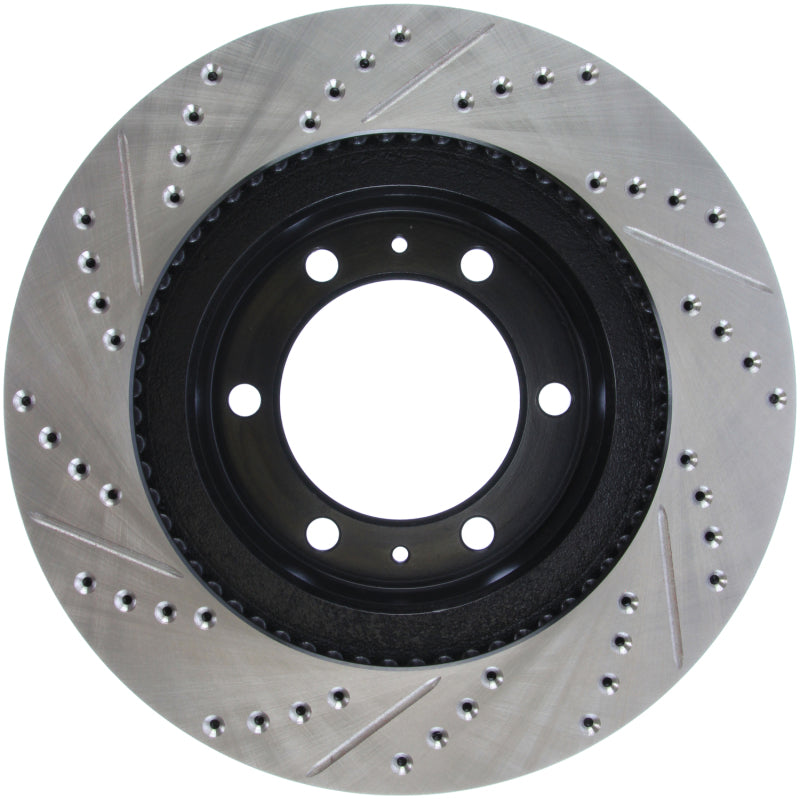 Stoptech 127.44129L StopTech 07-08 Toyota FJ Cruiser / 05-08 Tacoma (6 lug) / 03-08 4 Runner (319mm disc) SportStop Slo
