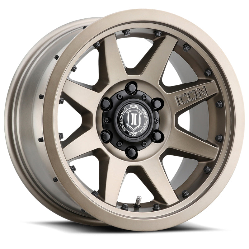 ICON 21817857345BR Rebound Pro 17x8.5 5x5 -6mm Offset 4.5in BS 71.5mm Bore Bronze Wheel