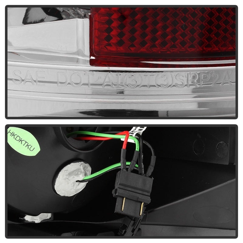 SPYDER 5029591 Spyder Toyota Tundra 07-13 LED Tail lights Chrome ALT-YD-TTU07-LED-C