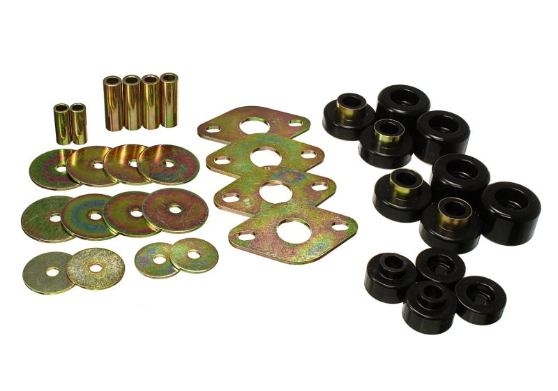 Energy Suspension 8.4112G 01-04 Toyota Tacoma Prerunner Body Bushing Mount Set - Black