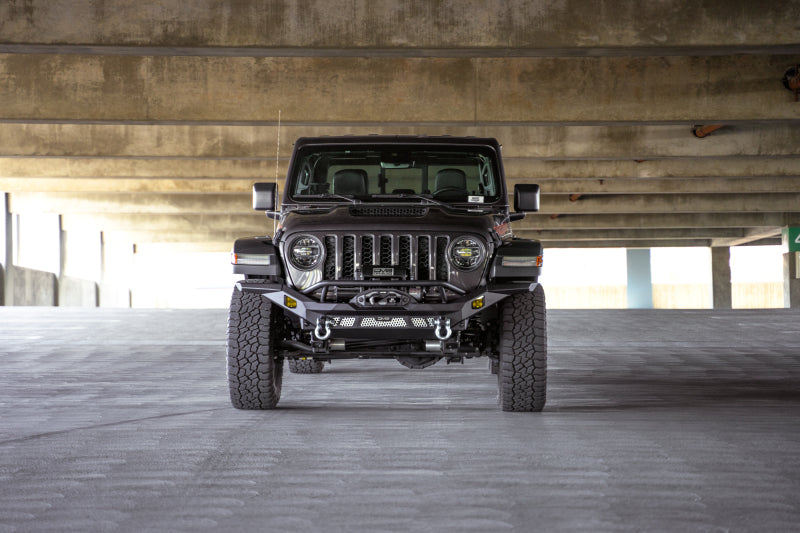 DV8 Offroad FBJL-12 07-18 Jeep Wrangler JK / 18-23 Wrangler JL / 20-23 Gladiator JT MTO Series Front Bumper