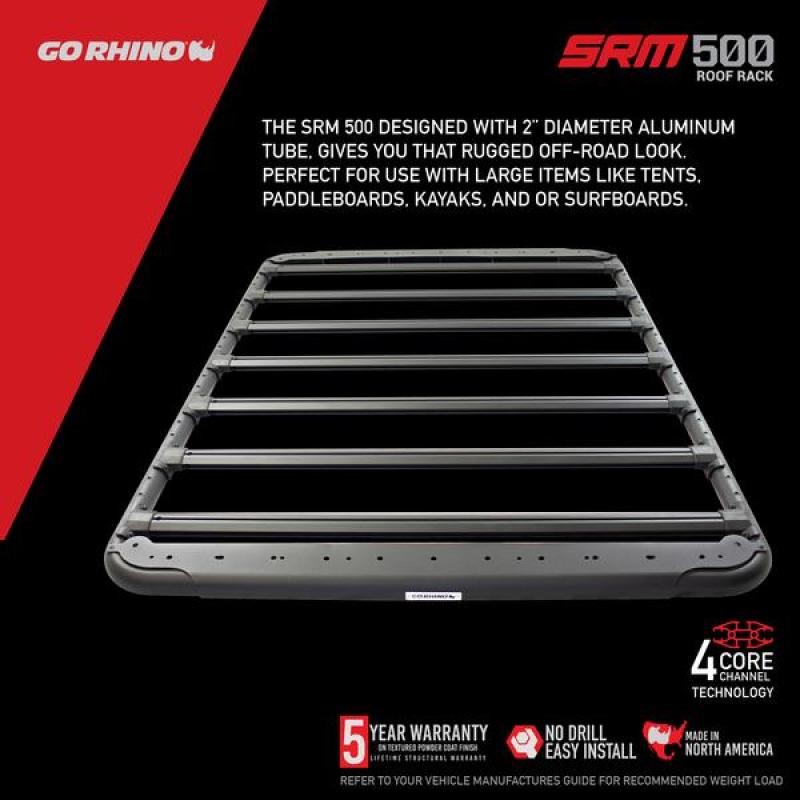 Go Rhino 5935075T SRM 500 Roof Rack - 75in