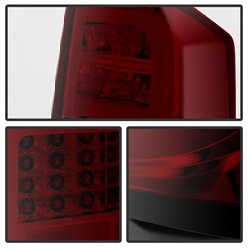 SPYDER 5080189 Spyder Toyota Tundra 2014-2016 Light Bar LED Tail Lights Red Smoke ALT-YD-TTU14-LED-RS
