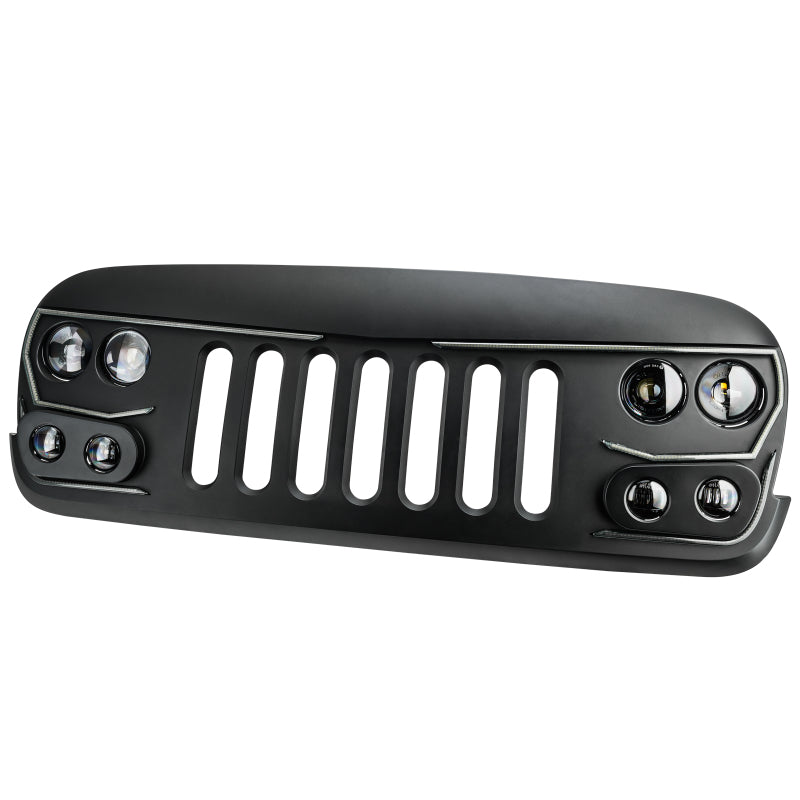 ORACLE Lighting 5817-PRO Oracle VECTOR Series Full LED Grille - Jeep Wrangler JK - NA SEE WARRANTY