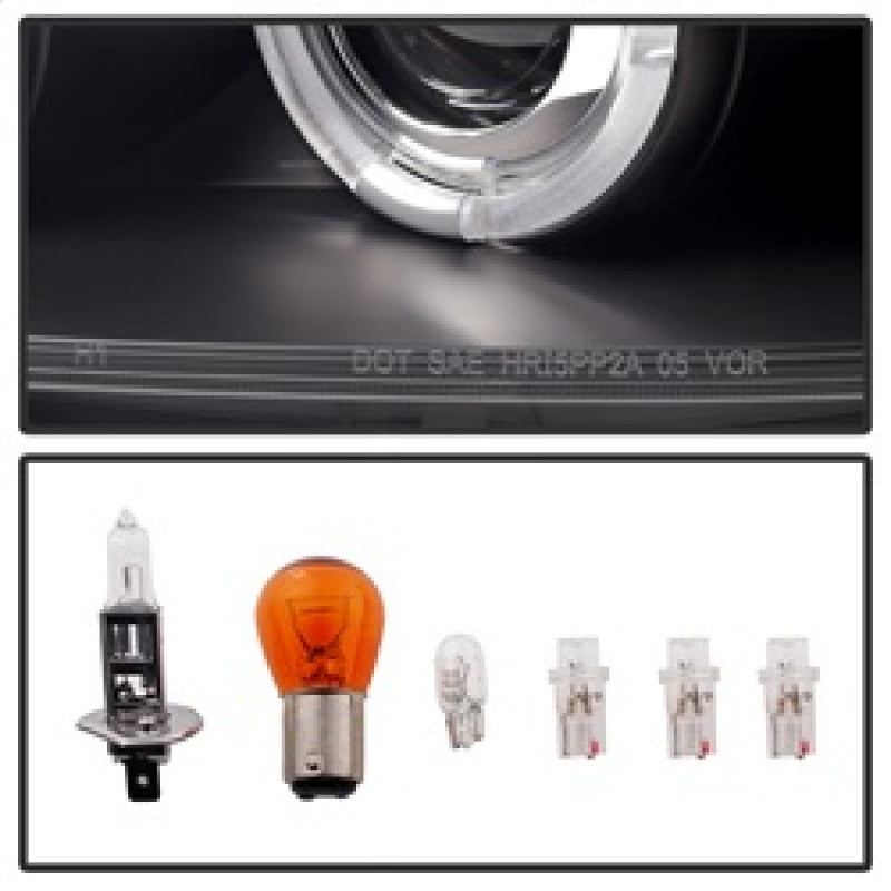 SPYDER 5011596 Spyder Pontiac G6 2/4DR 05-08 Projector Headlights LED Halo LED Blk PRO-YD-PG605-HL-BK