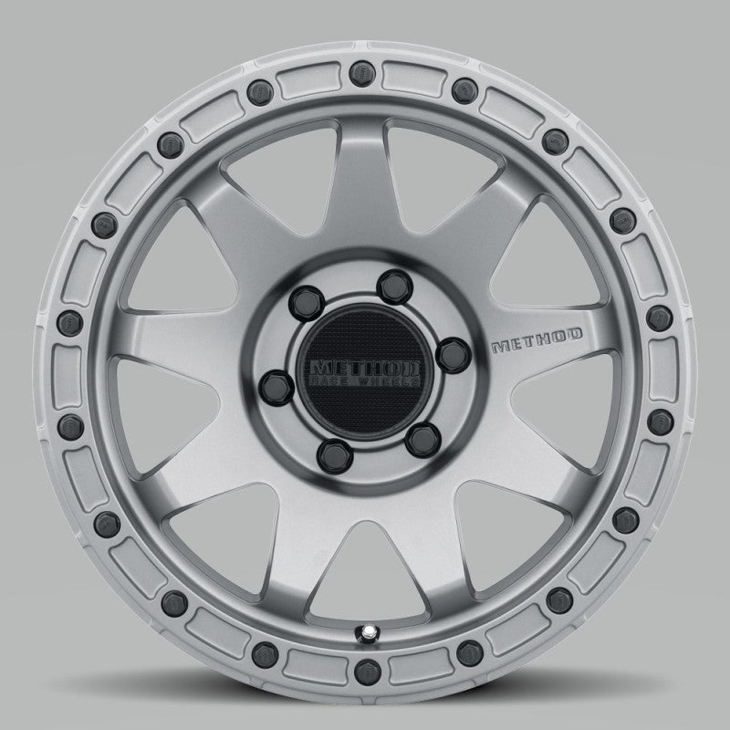 Method Wheels MR31778560800 Method MR317 17x8.5 0mm Offset 6x5.5 106.25mm CB Matte Titanium Wheel