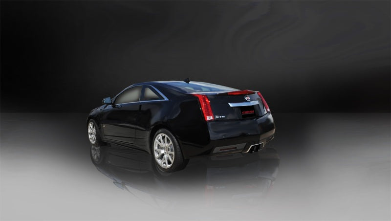 CORSA Performance 14942BLK Corsa 2011-2015 Cadillac CTS Coupe V 6.2L V8 Black Sport Axle-Back Exhaust