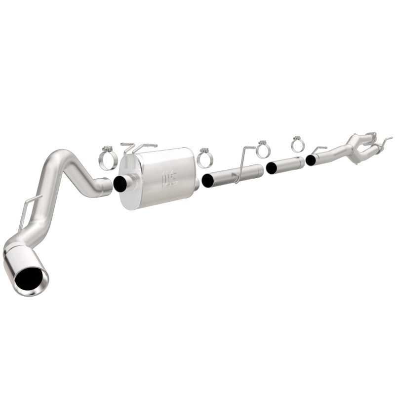Magnaflow 19174 MagnaFlow Sys C/B 11-15 Ford Super Duty F250 6.2L EC CC, SS 3.5in Single Rear Pass Side Ext 5in Tip
