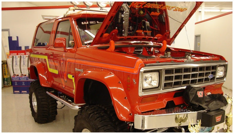 Bushwacker 21010-11 84-90 Ford Bronco II Cutout Style Flares 2pc - Black