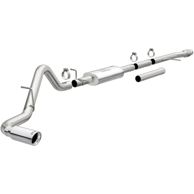 Magnaflow 19469 MagnaFlow 2019 Chevy Silverado 1500 V8 5.3L / V6 4.3L Street Series Cat-Back Exhaust w/ Polished Tip