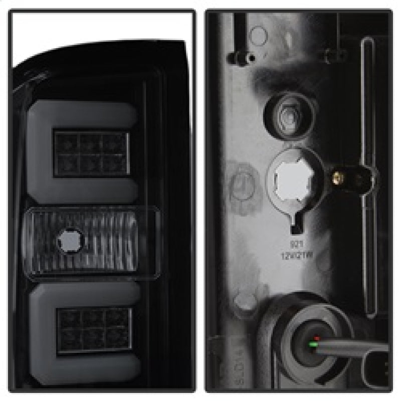 SPYDER 5083739 Spyder Chevy Silverado 16-17 Light Bar LED Tail Lights - Black Smoke ALT-YD-CS16-LED-BSM