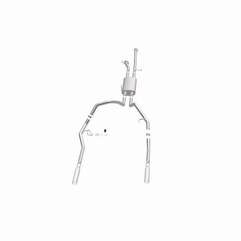 Magnaflow 15305 MagnaFlow 14 Toyota Tundra V8 4.6L/5.7L Stainless Cat Back Exhaust Dual Split Rear Exit