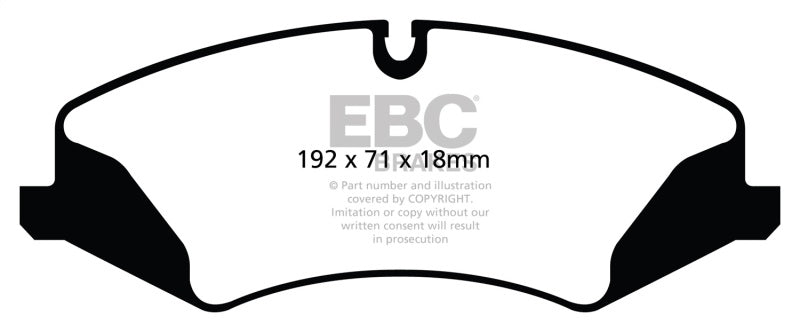 EBC DP42123R 14+ Land Rover LR4 3.0 Supercharged Yellowstuff Front Brake Pads