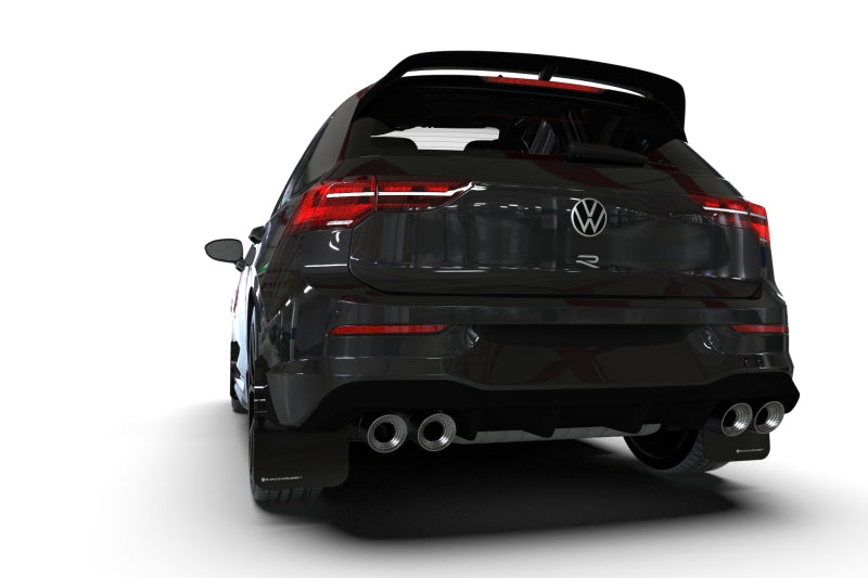 Rally Armor MF80-UR-RD/WH 2022 MK8 Volkswagen Golf GTI/R Red UR Mud Flap w/ White Logo