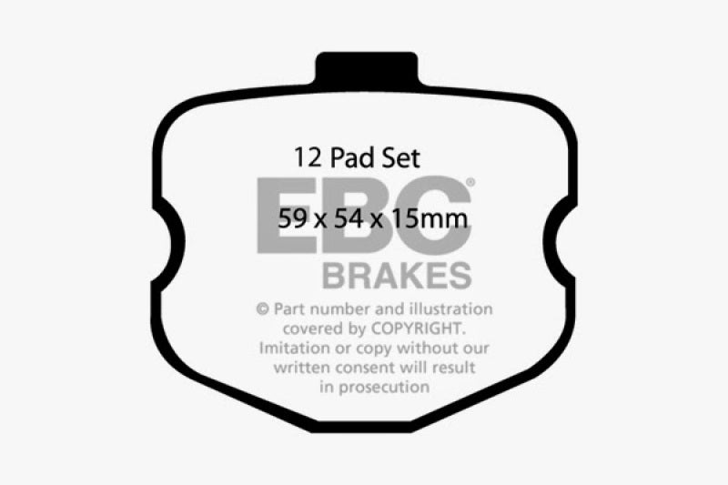EBC DP51771NDX 06-08 Chevrolet Corvette (C6) 7.0 (Z06) Bluestuff Front Brake Pads