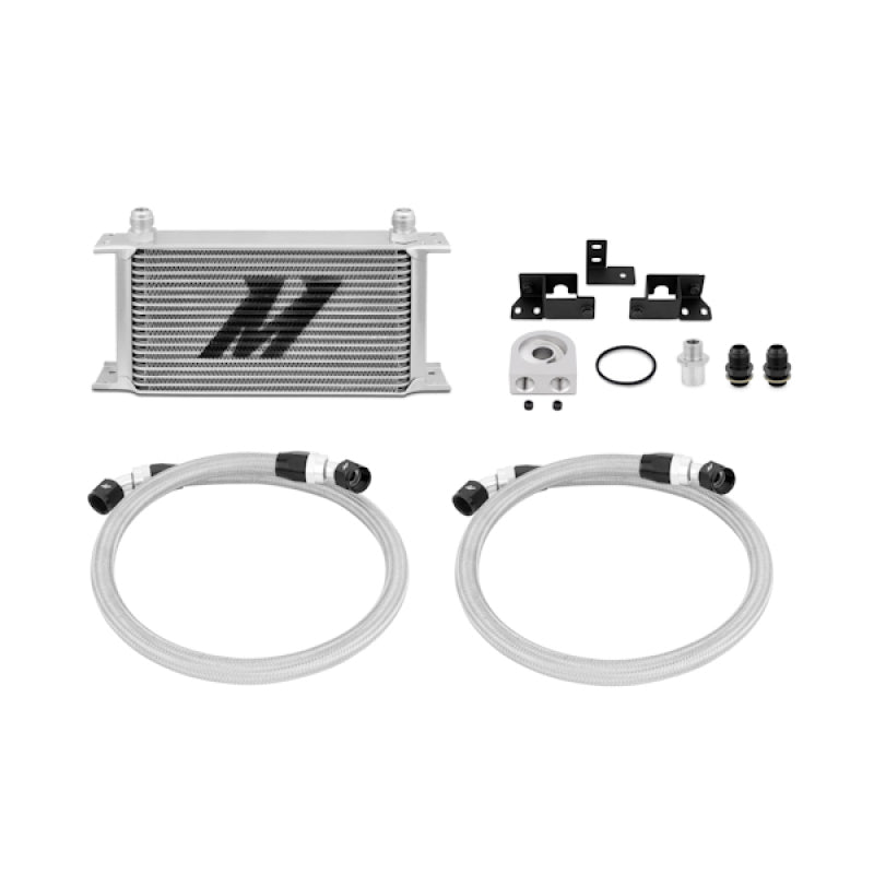 Mishimoto MMOC-WRA-07 07-11 Jeep Wrangler JK Oil Cooler Kit - Silver