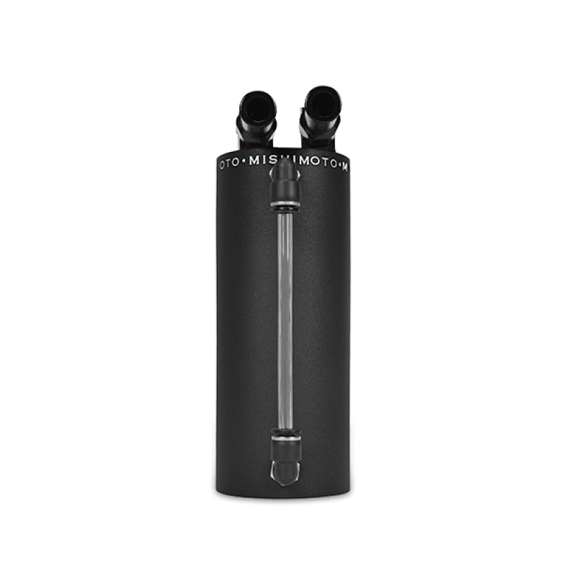 Mishimoto MMOCC-SAWBK Small Aluminum Oil Catch Can - Wrinkle Black