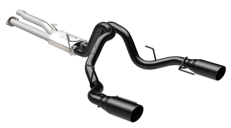 Magnaflow 19350 MagnaFlow SYS Cat-Back 2017 Ford F-150 Raptor 3.5L Dual Black Coated 3in Tips