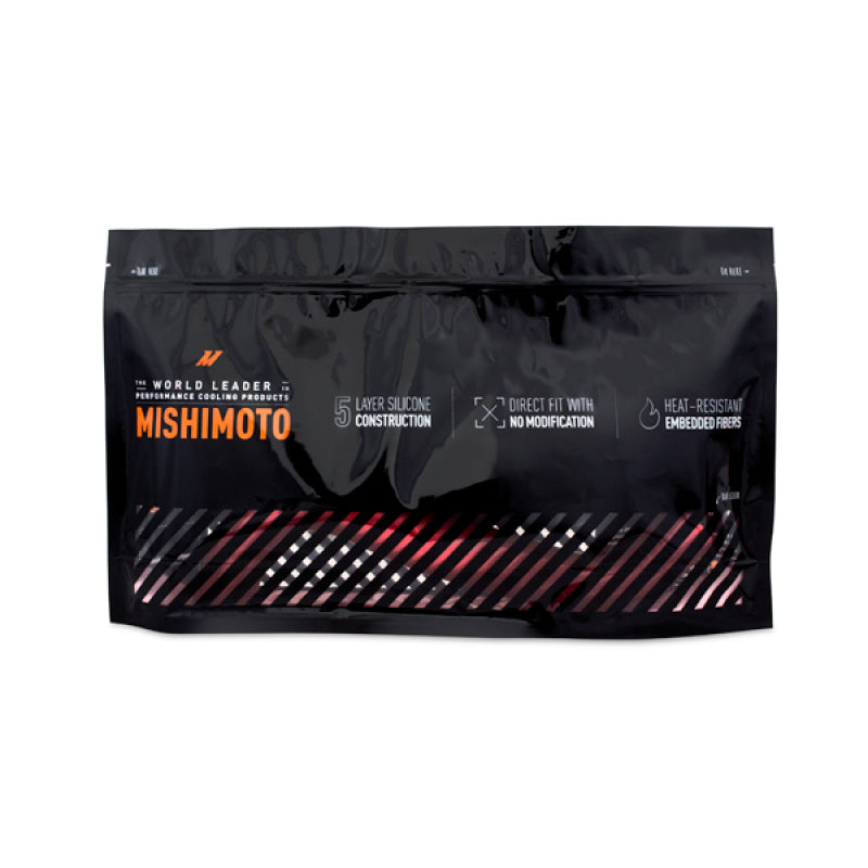 Mishimoto MMHOSE-WRX-15ANCRD 2015 Subaru WRX Red Silicone Radiator Coolant Ancillary Hoses Kit