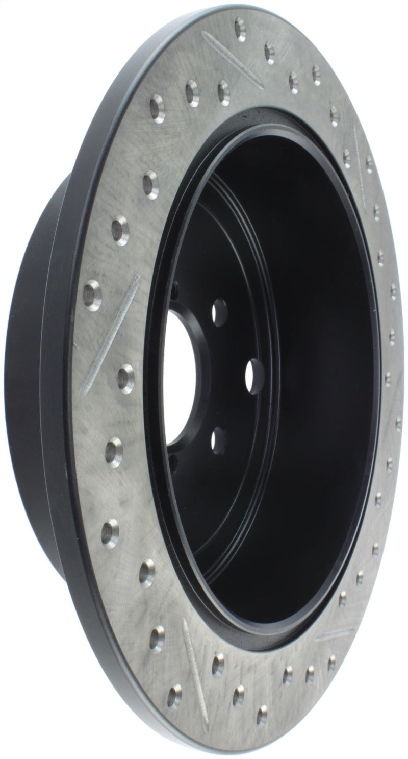 Stoptech 127.47029R StopTech 08-10 Impreza WRX (Exc STi)/08-10 Impreza Coupe/Sedan Slotted & Drilled Right Rear Rotor