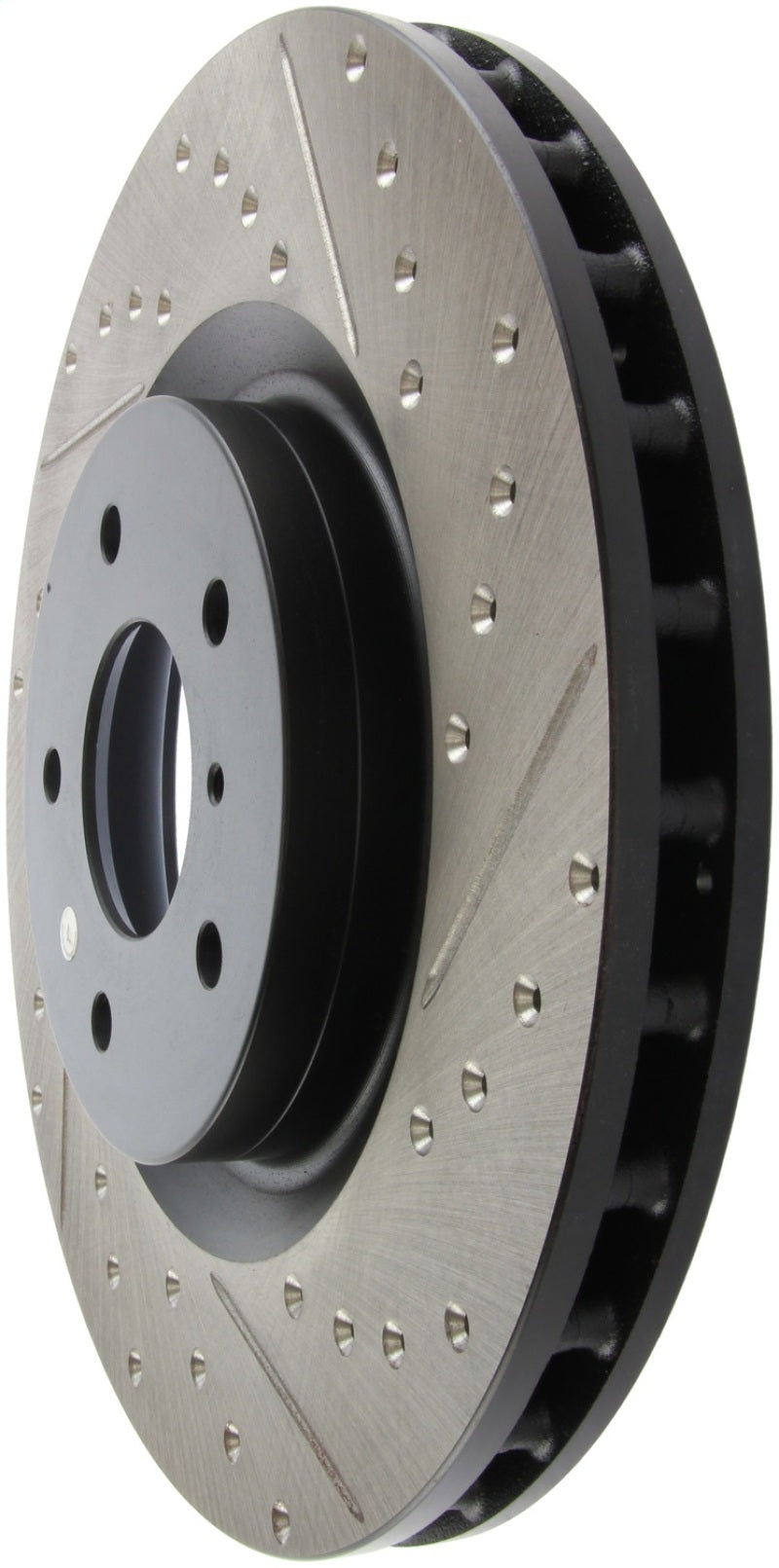Stoptech 127.42076L StopTech Slotted & Drilled Sport Brake Rotor