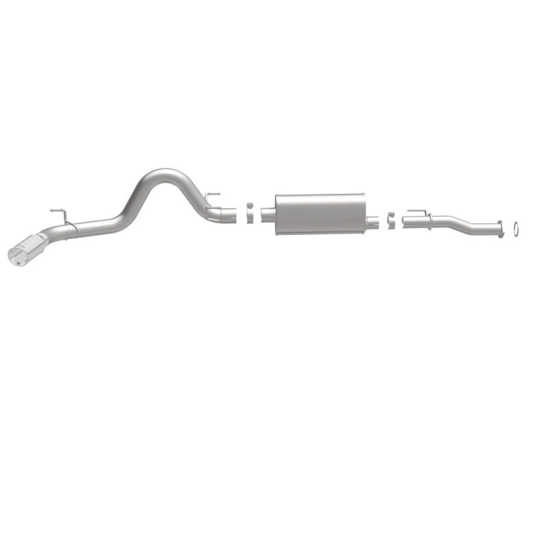 Magnaflow 19291 MagnaFlow Cat-Back 2016 Toyota Tacoma 3.5L V6 SS 3in Single Pass Side Exit Rear 4in Tip