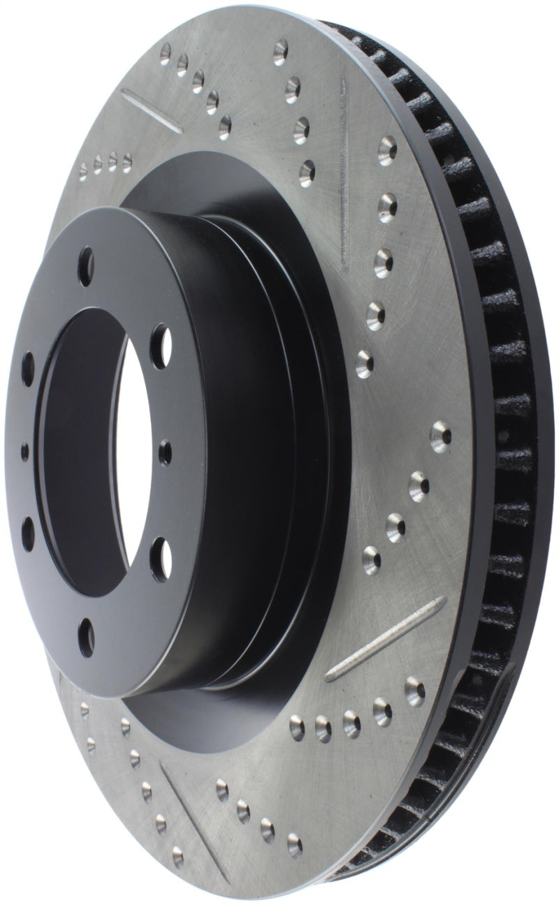 Stoptech 127.44174L StopTech Slotted & Drilled Sport Brake Rotor
