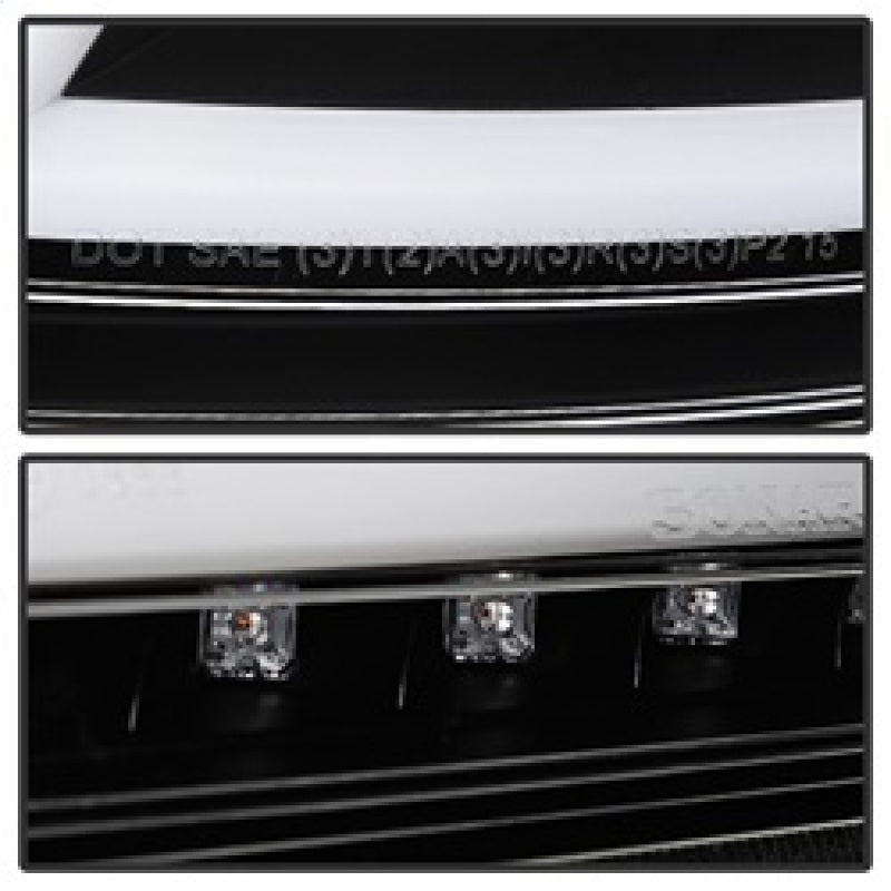 SPYDER 5081674 Spyder Audi TT 07-12 LED Tail Lights Black ALT-YD-ATT07-LED-BK