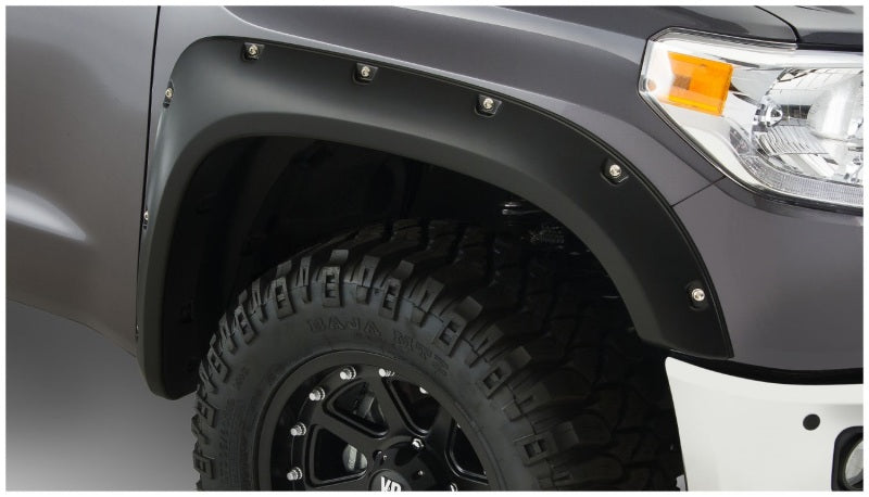 Bushwacker 30039-02 14-18 Toyota Tundra Pocket Style Flares 2pc - Black