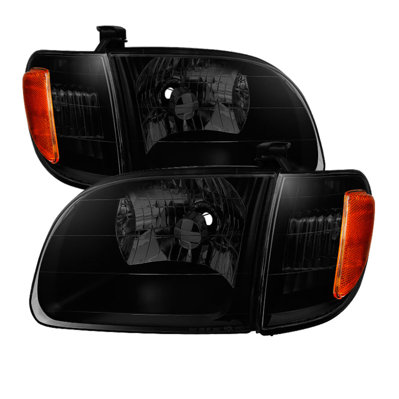 SPYDER 9033308 Xtune Toyota Tundra Regular/Access 00-04 OEM Style Headlights & Corner Lights HD-JH-TTUN00-AM-BSM