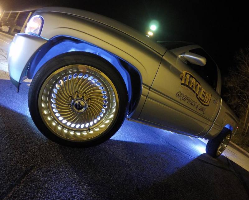 ORACLE Lighting 4228-001 Oracle LED Illuminated Wheel Rings - Double LED - White SEE WARRANTY