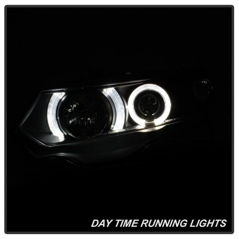 SPYDER 5010780 Spyder Honda Civic 06-08 2Dr Projector Headlights LED Halo Black High H1 Low H1 PRO-YD-HC06-2D-HL-BK