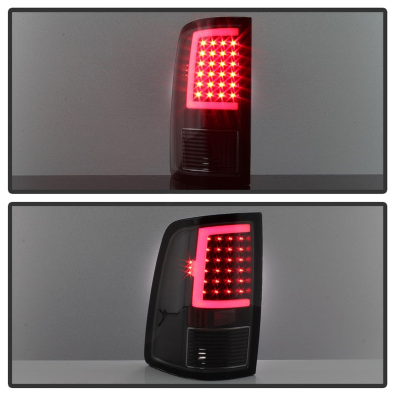 SPYDER 9038488 xTune 09-18 Dodge RAM 1500 LED Tail Lights - Black Smoke (ALT-ON-DR09-LBLED-BSM)