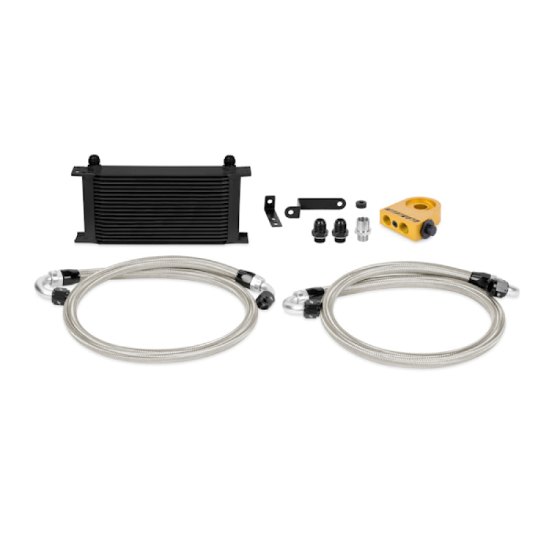 Mishimoto MMOC-STI-08TBK 08-14 WRX/STi Thermostatic Oil Cooler Kit - Black